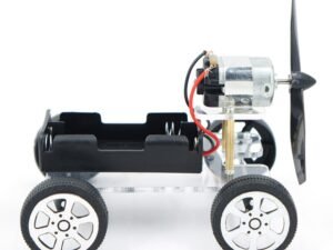 ZRE-RBT Wind Power Car DIY Electronic Kit Science Assemble Model Educational Kits for Children Experiment Creative Invention School Toy