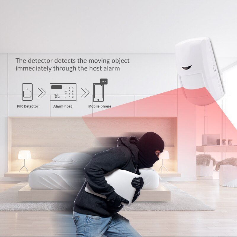 Wireless-433MHz-EV1527-pir-motion-sensor-Movement-Detector-Drop-shipping-Korea-for-Smart-Life-Smart-Home