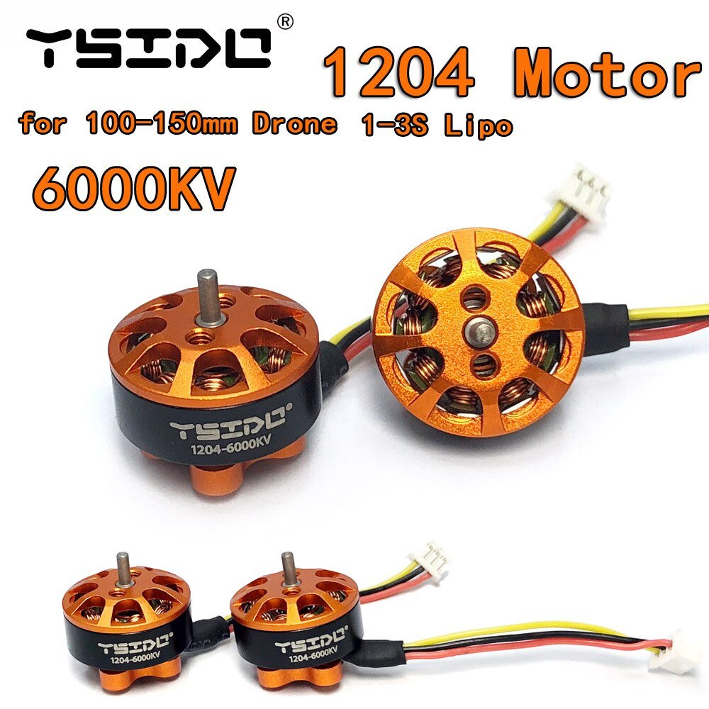 ZRE DRONE YSIDO 1204 6000KV 2 3S Micro Brushless Motor For Tyro89 FPV ZRE DRONE YSIDO 1204 6000KV 2 3S Micro Brushless Motor For Tyro89 FPV