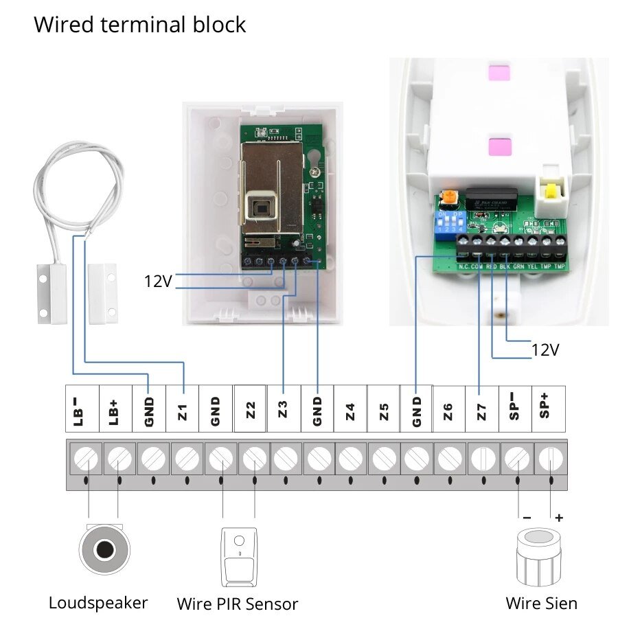 free-shipping-New-Univesal-Wired-PIR-sensor-for-Home-Alarm-System-Wired-Infrared-Motion-Detector-Sensor